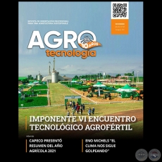 AGROTECNOLOGA  REVISTA DIGITAL - DICIEMBRE - AO 10 - NMERO 127 - AO 2021 - PARAGUAY